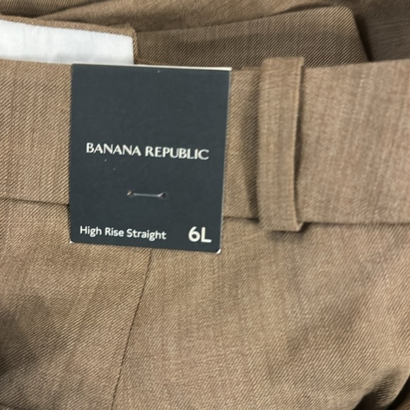 NWT! Banana Republic Camel Siena Straight Wool Pant - Multiple Sizes🤎 - Picture 5 of 6